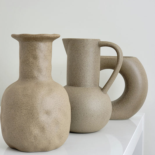 Brown Modern Ceramic Vases